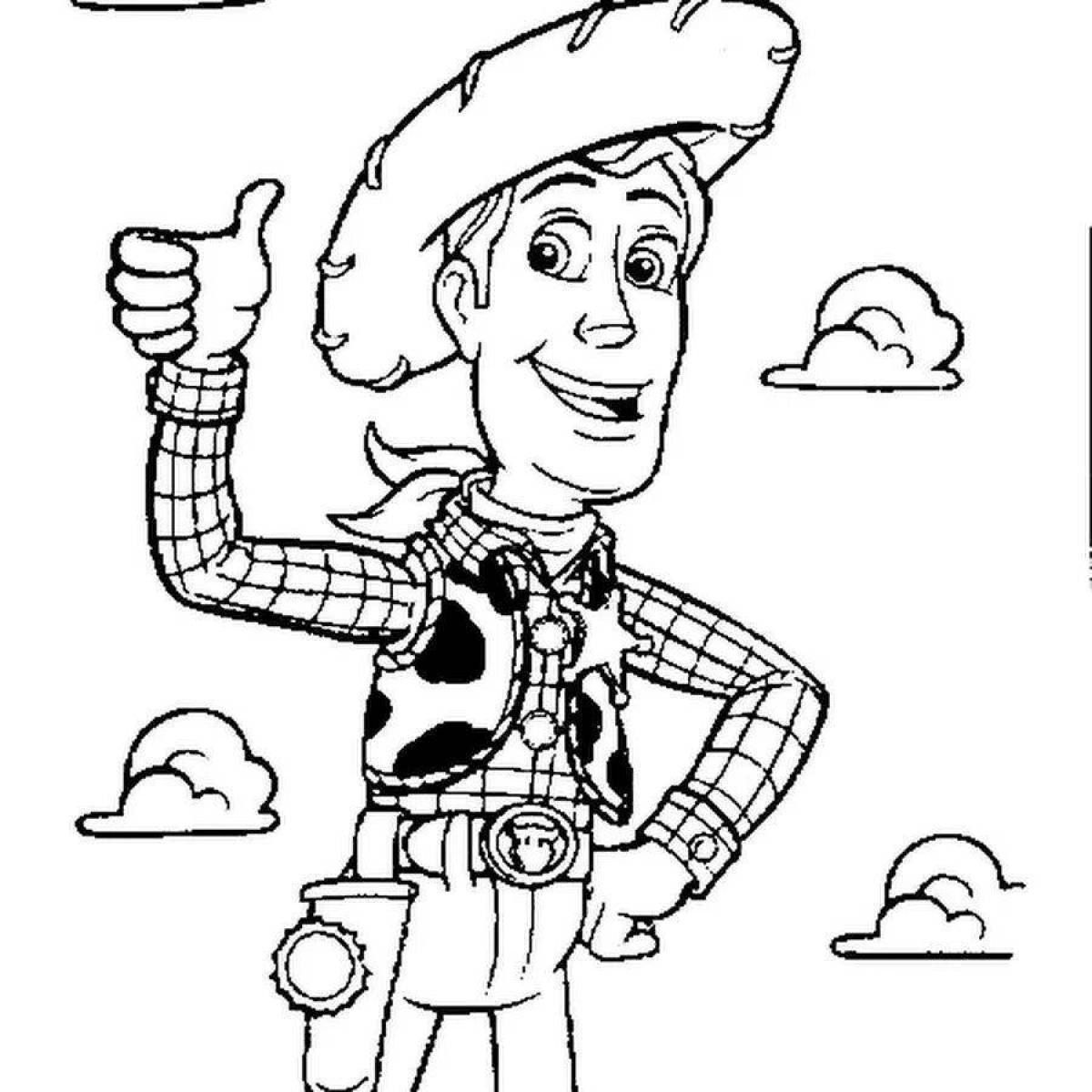 Photo Grand Sheriff coloring book