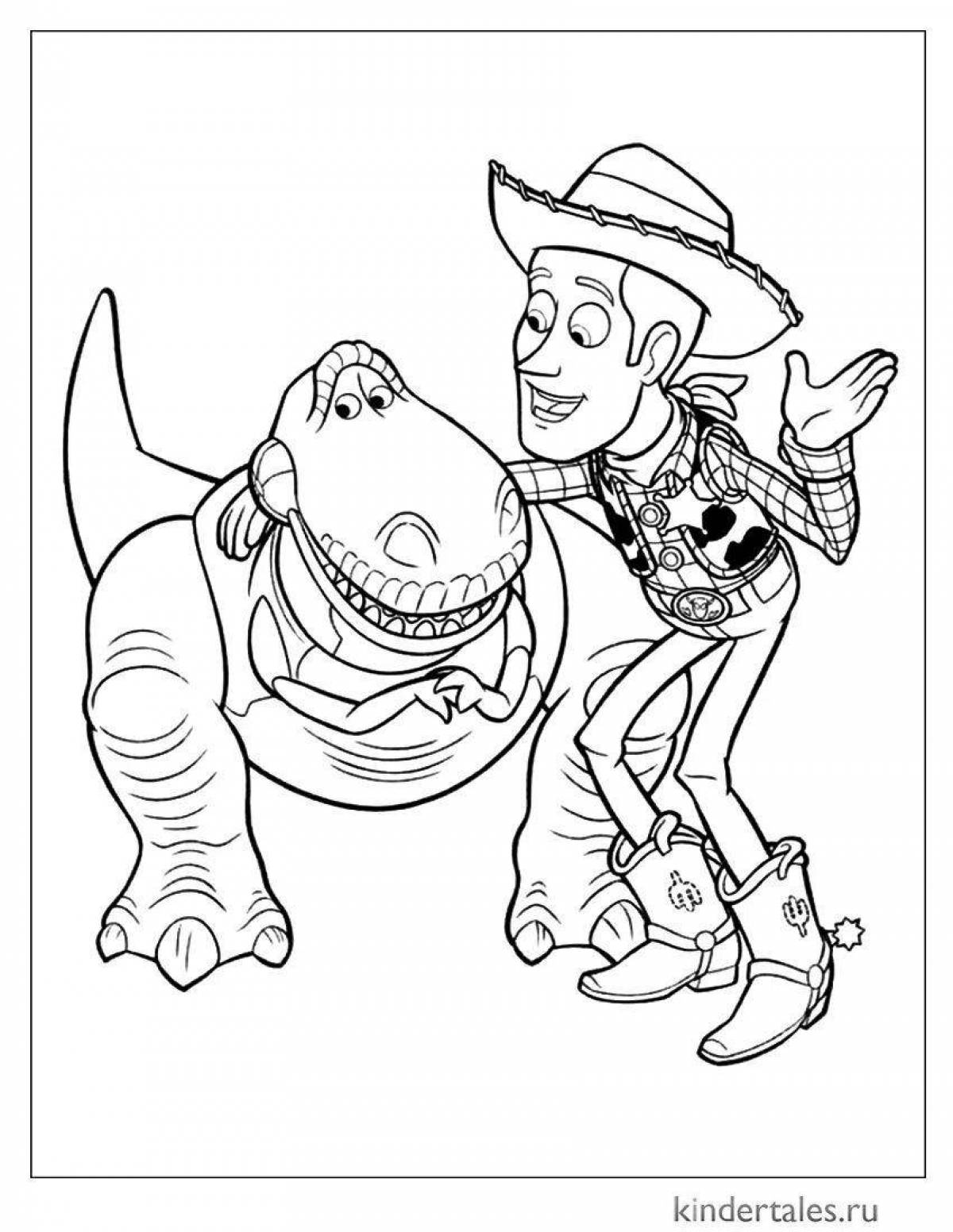 Coloring book exquisite sheriff