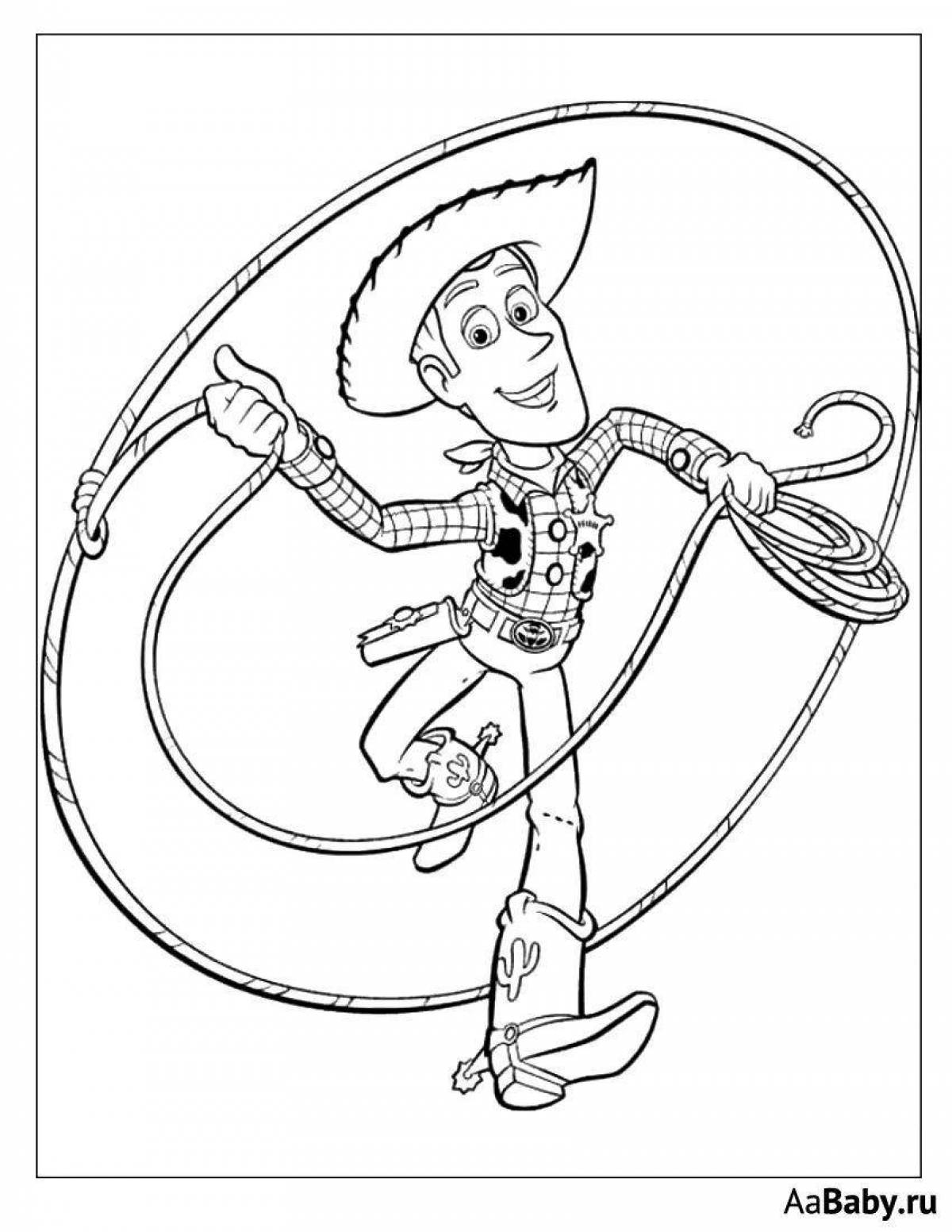 Photo Charming coloring sheriff