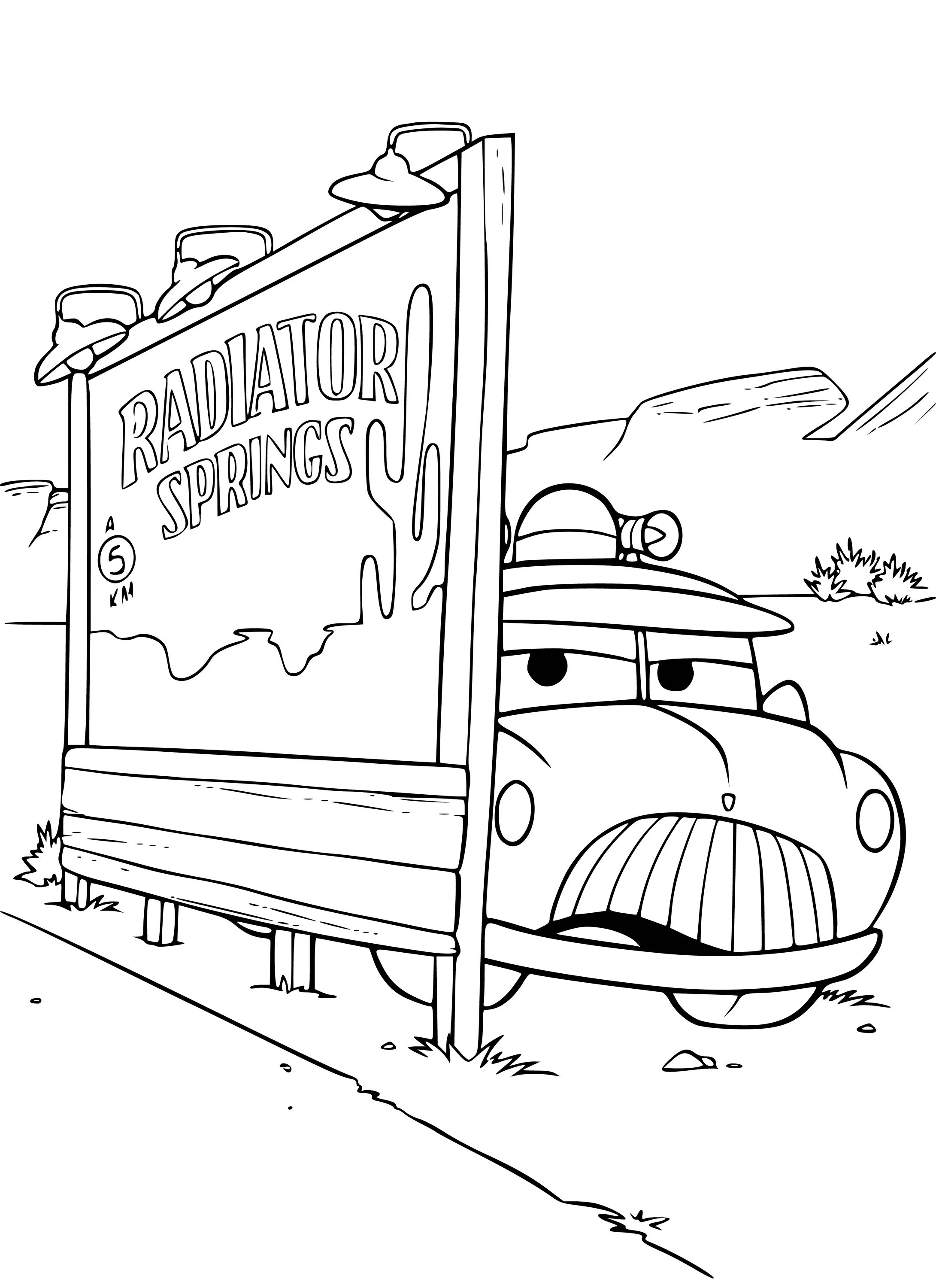 Coloring page playful sheriff