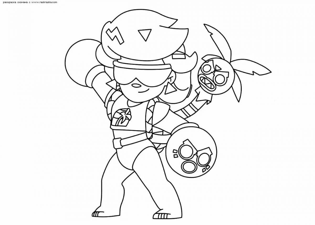 Amazing boxy boom coloring page