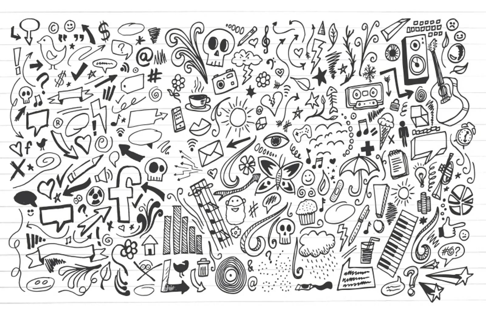 Coloring page of colorful-blast collage