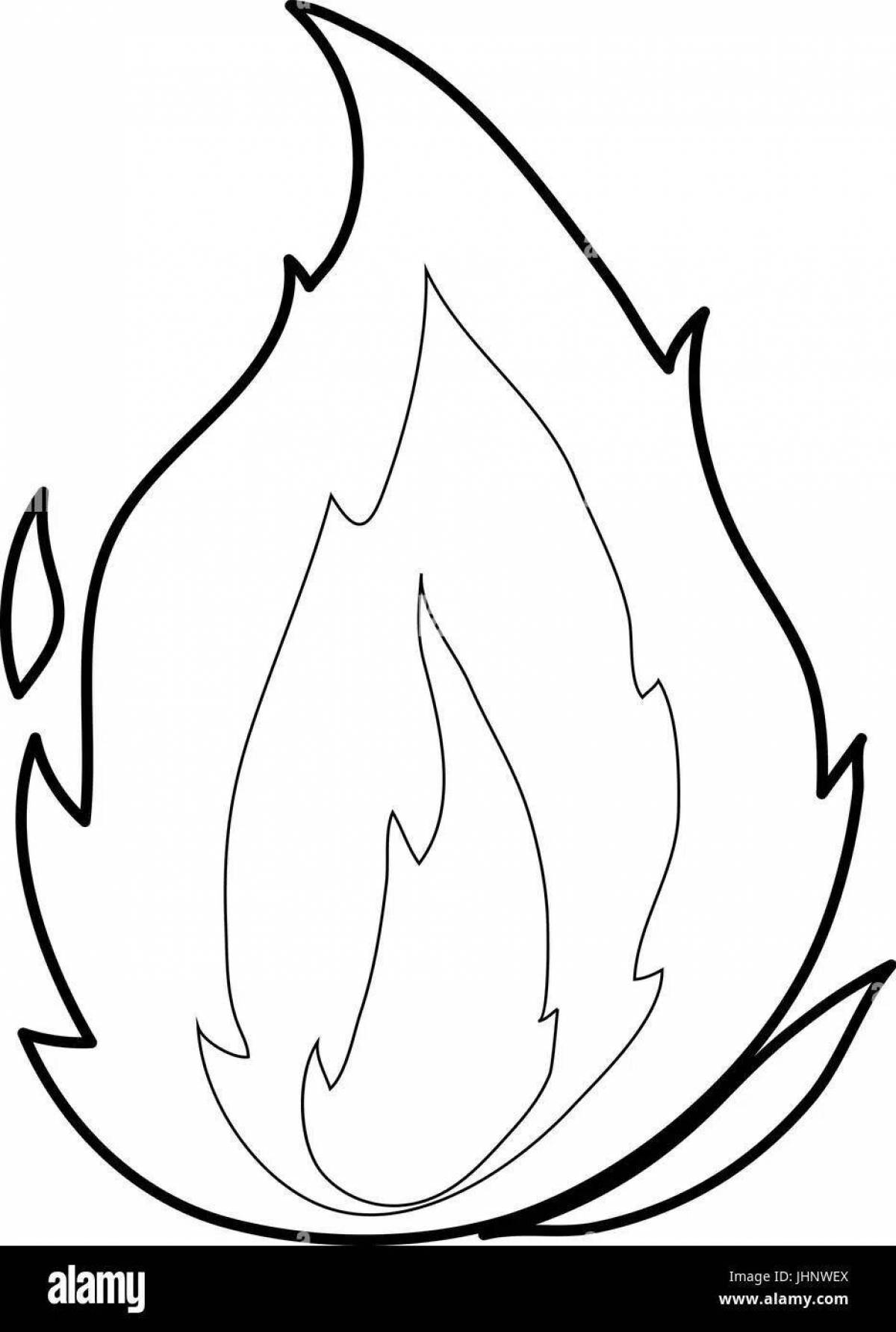 Photo Shining light coloring page