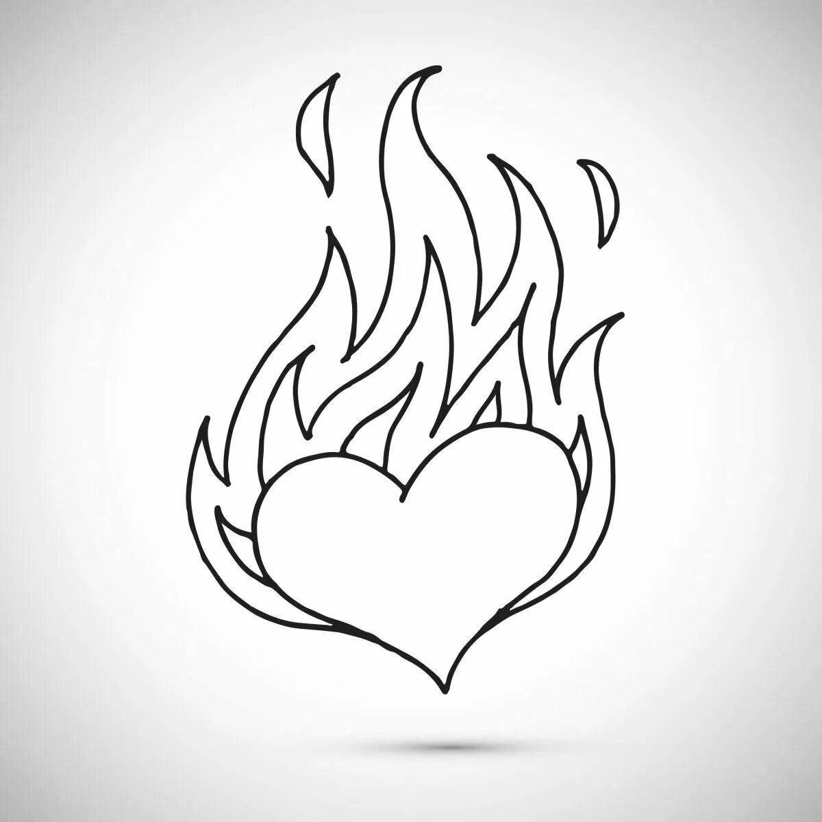 Photo Flashing coloring page light