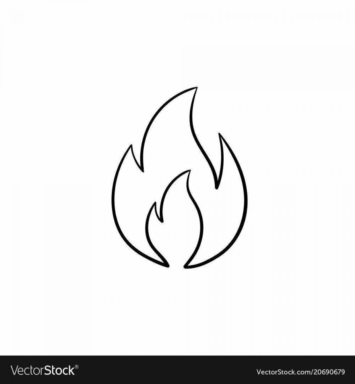 Photo Light serene coloring page