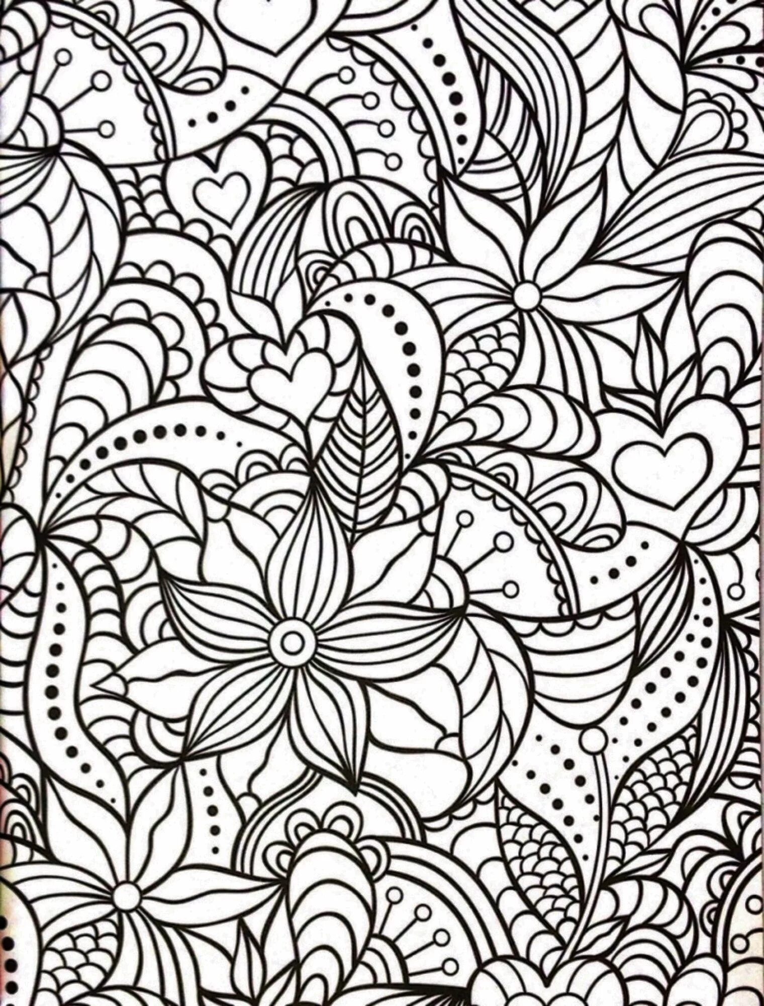 Radio pattern coloring book