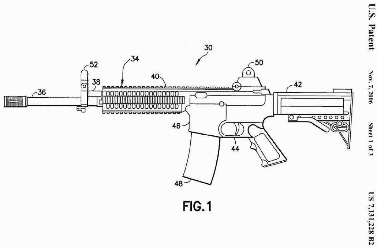 Cute coloring m416