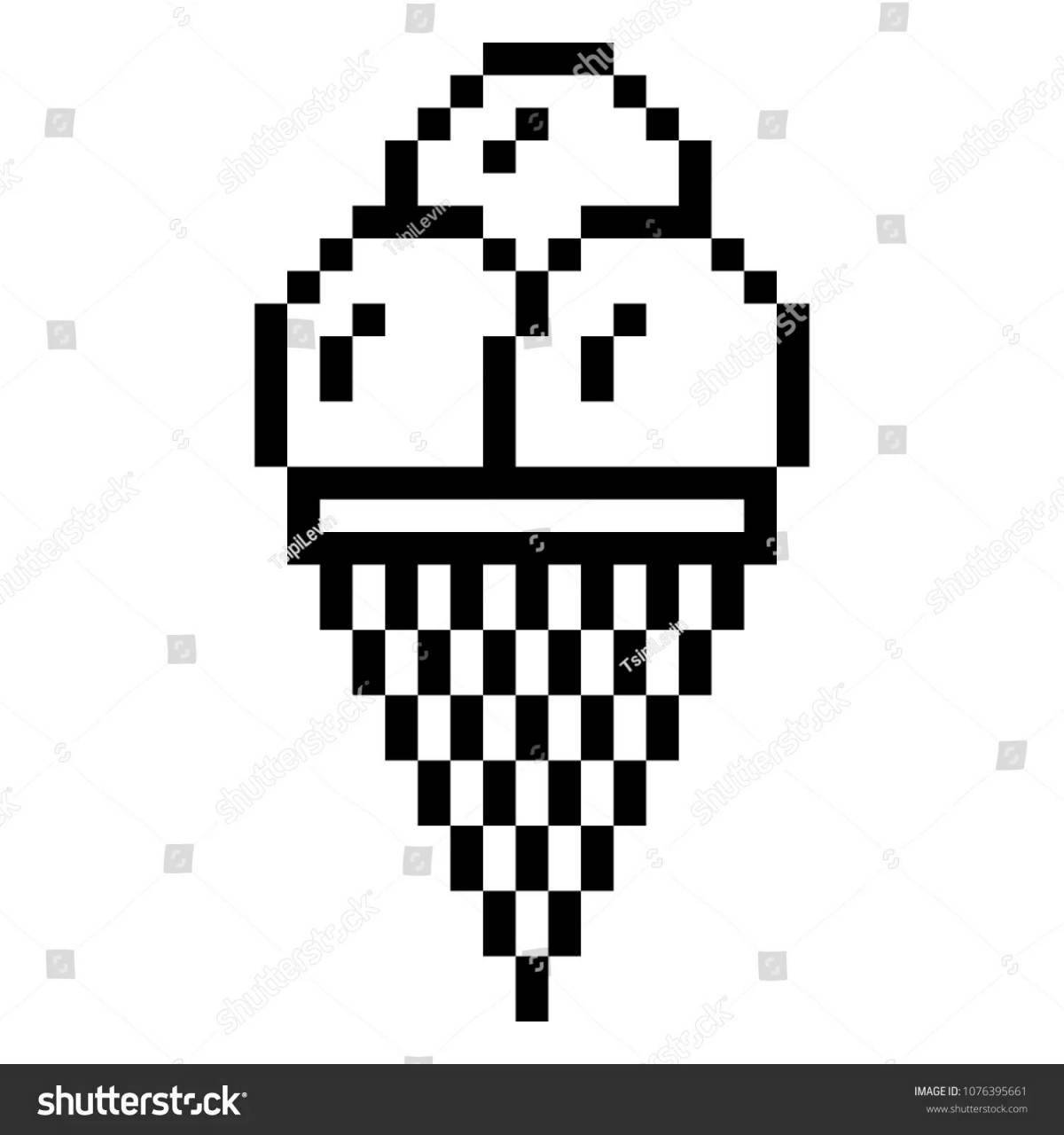 Humorous coloring pixel