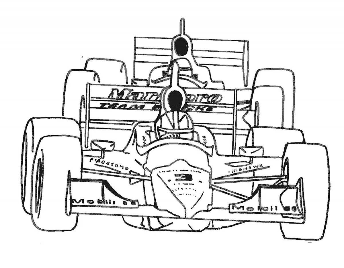 Fun formula coloring page
