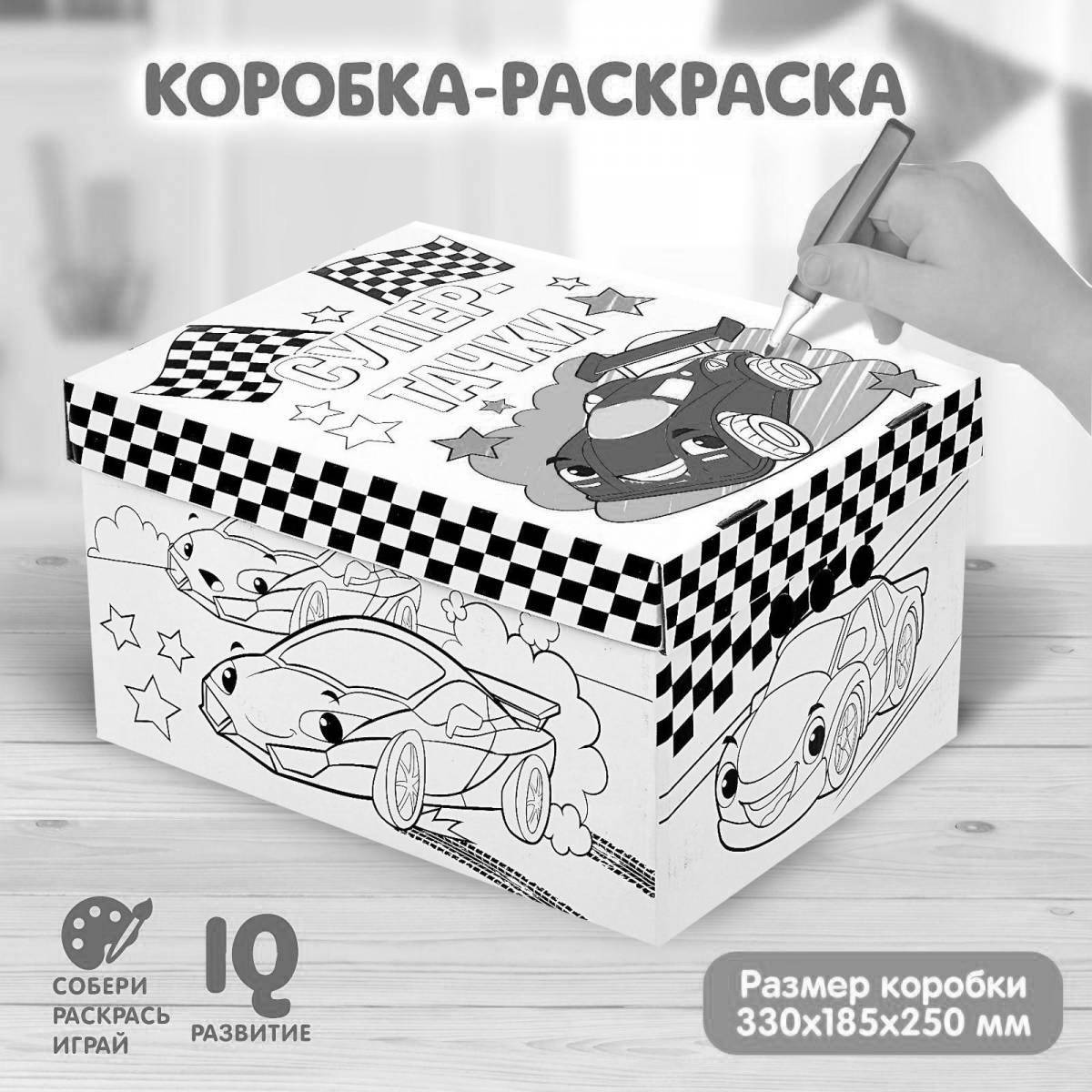 Coloring box colorful