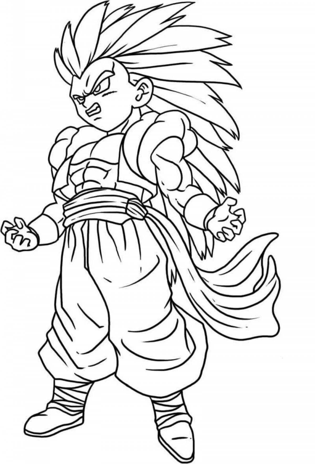 Dragon Ball majestic coloring book