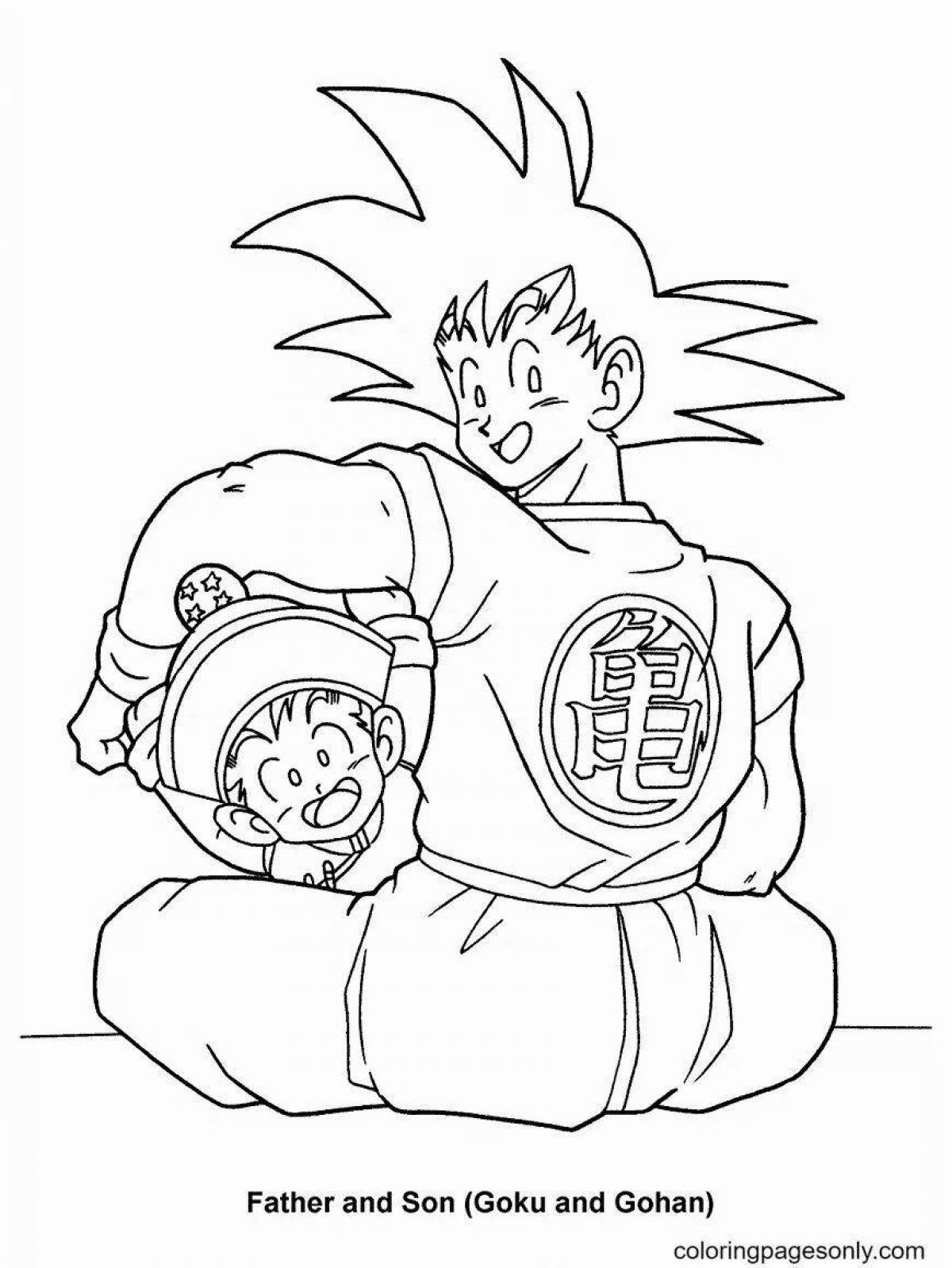 Shiny Dragon Ball Coloring Page