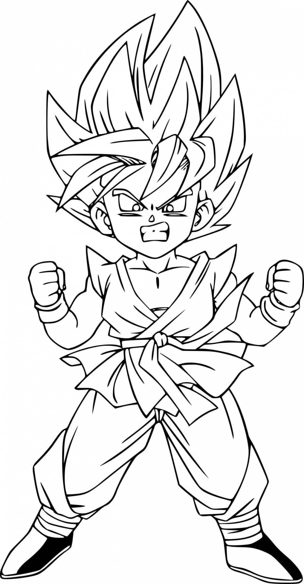 Exquisite dragon ball coloring book