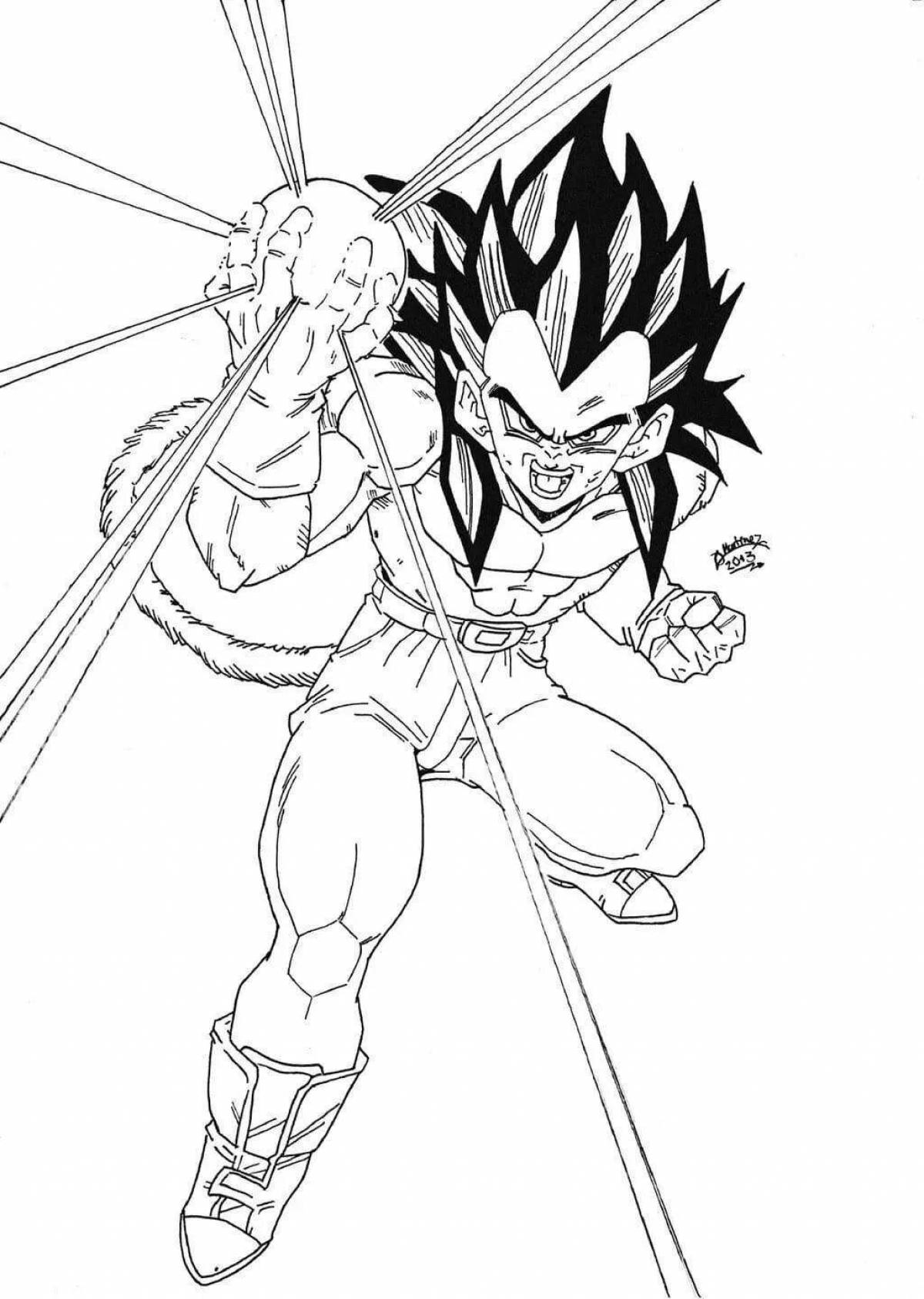 Luxury coloring dragon ball