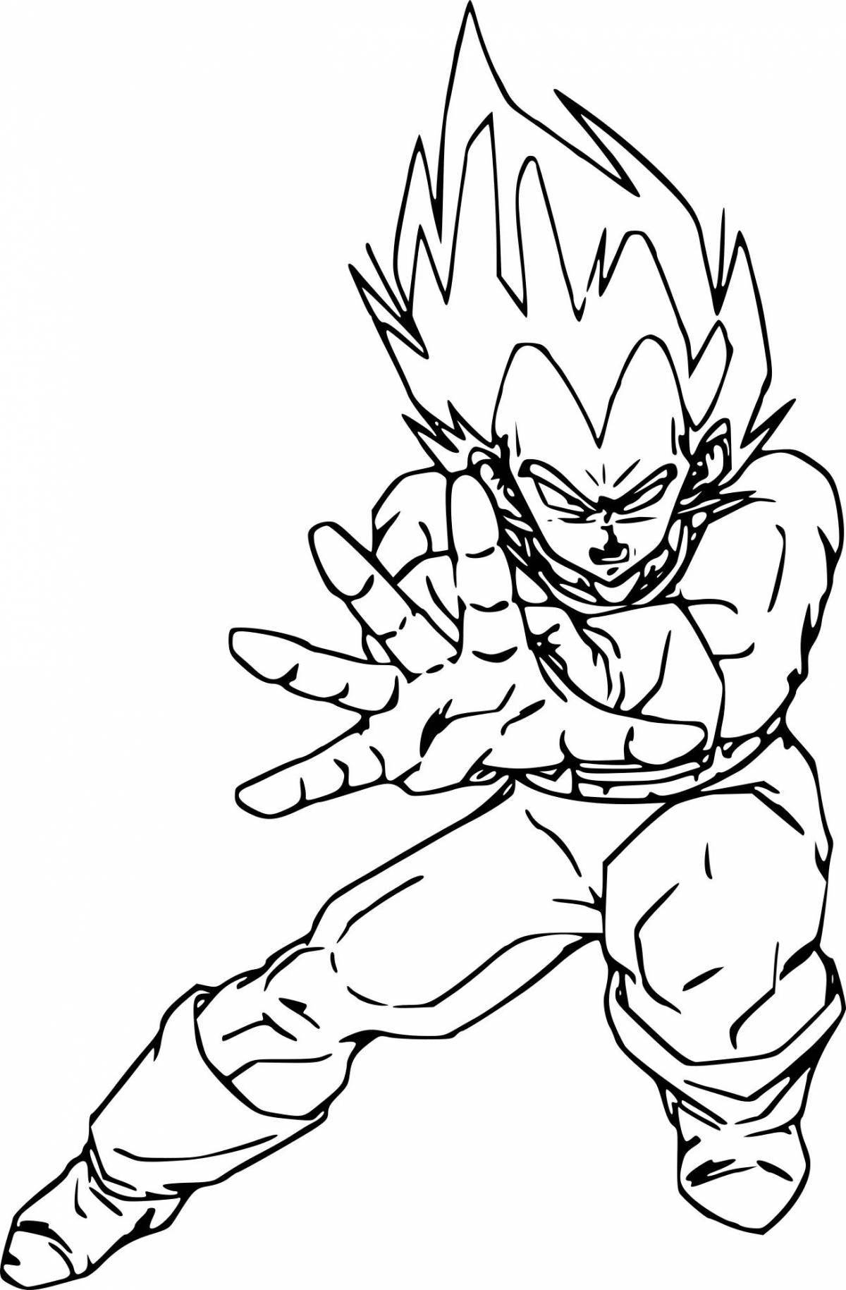 Excellent dragon ball coloring book