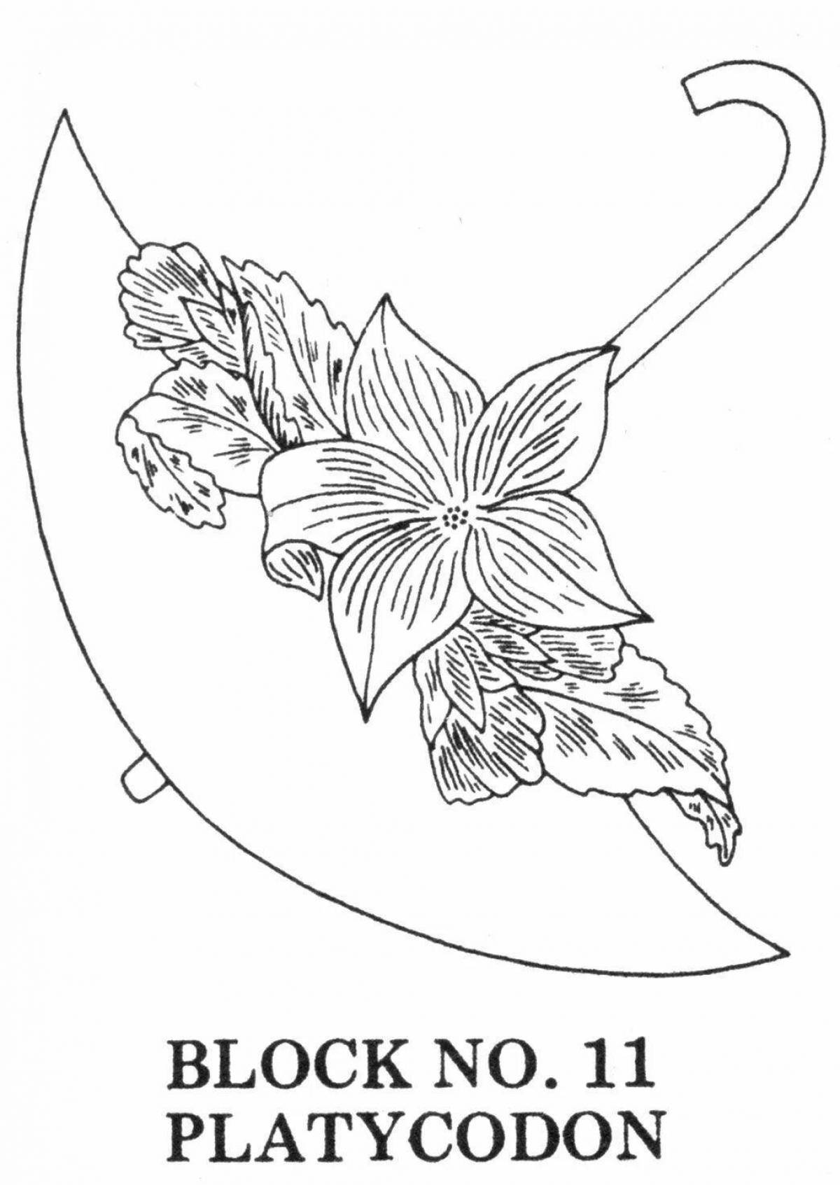 Photo Brilliant coloring brooch