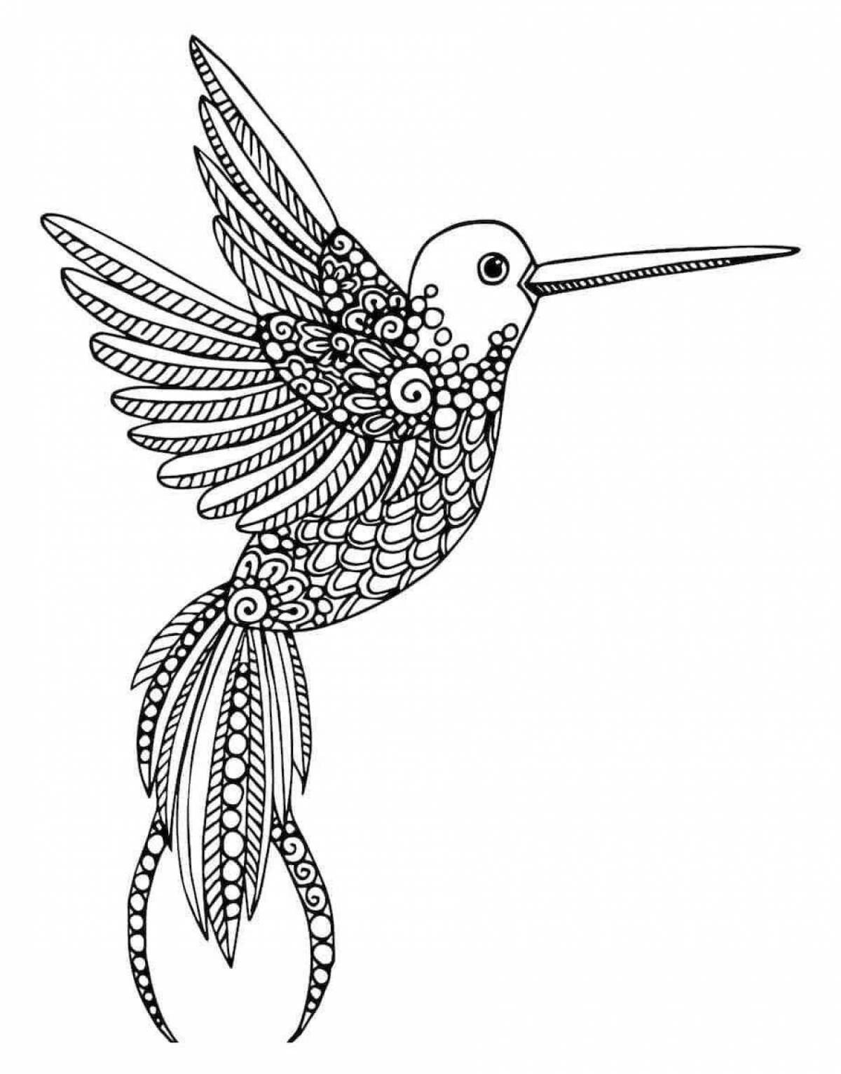 Photo Coloring shining brooch