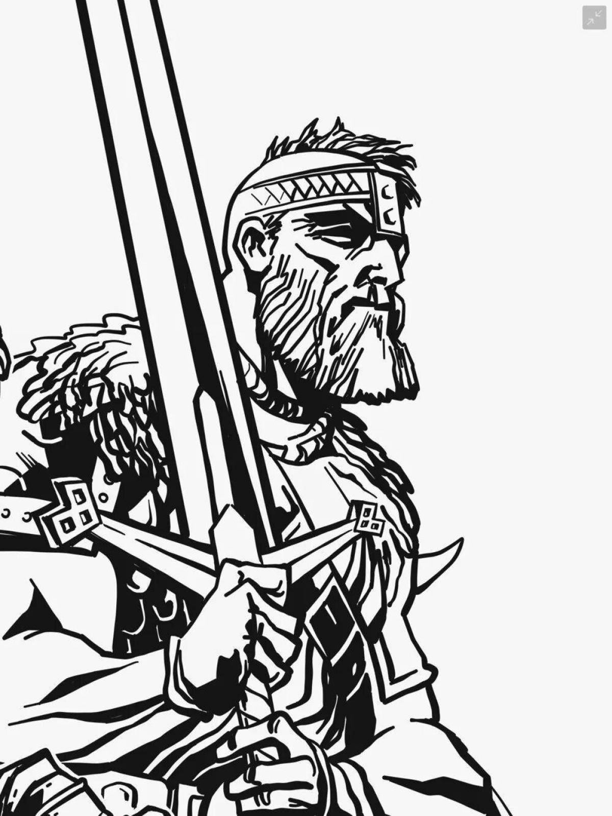 Coloring royal mountaineer