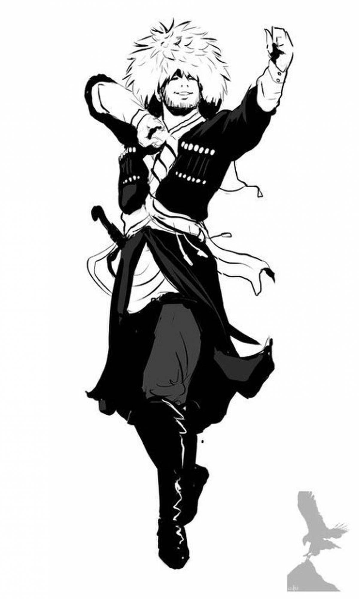 Coloring exotic mountaineer