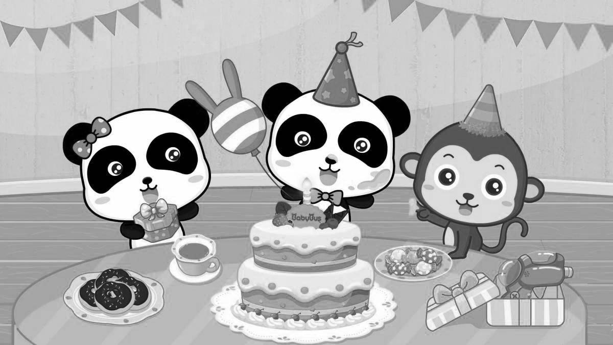 Colouring awesome kids bus