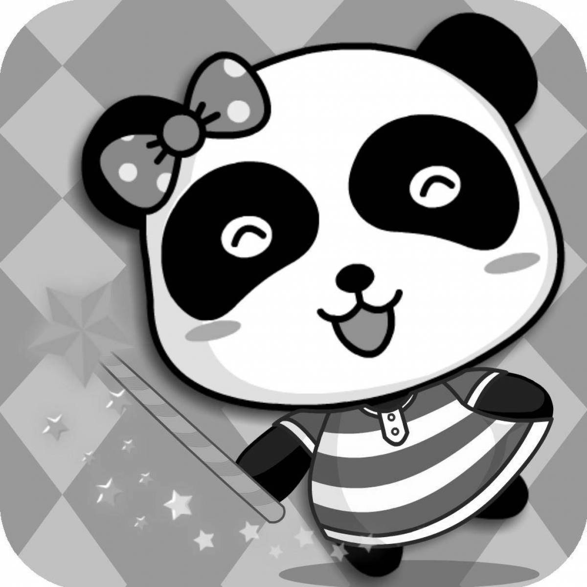 Coloring page dazzling children's bus