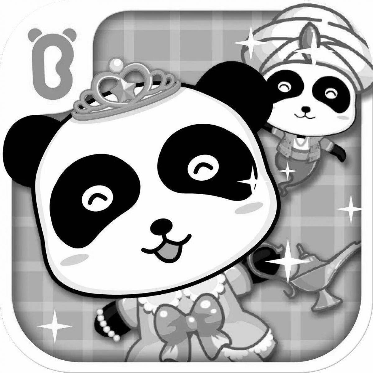 Children's bus with color splash coloring book