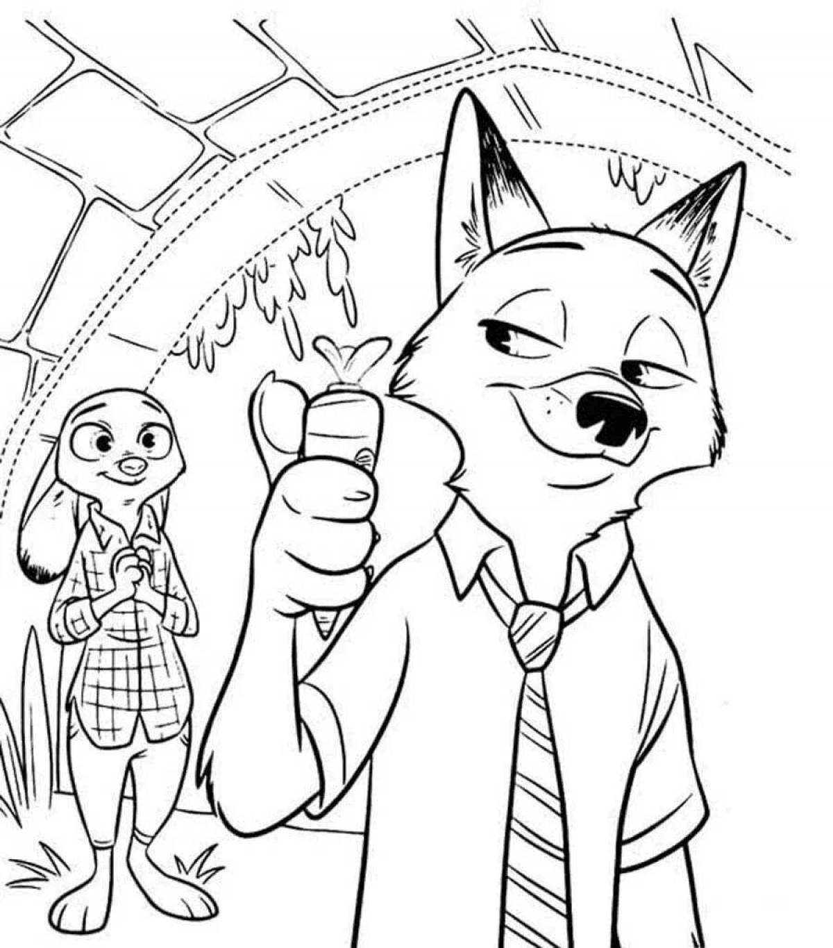 Delightful nick coloring