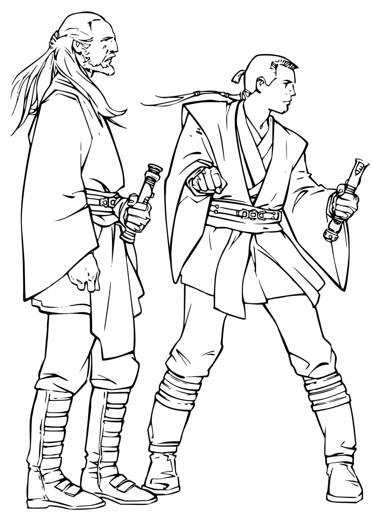Photo Glorious Jedi coloring book