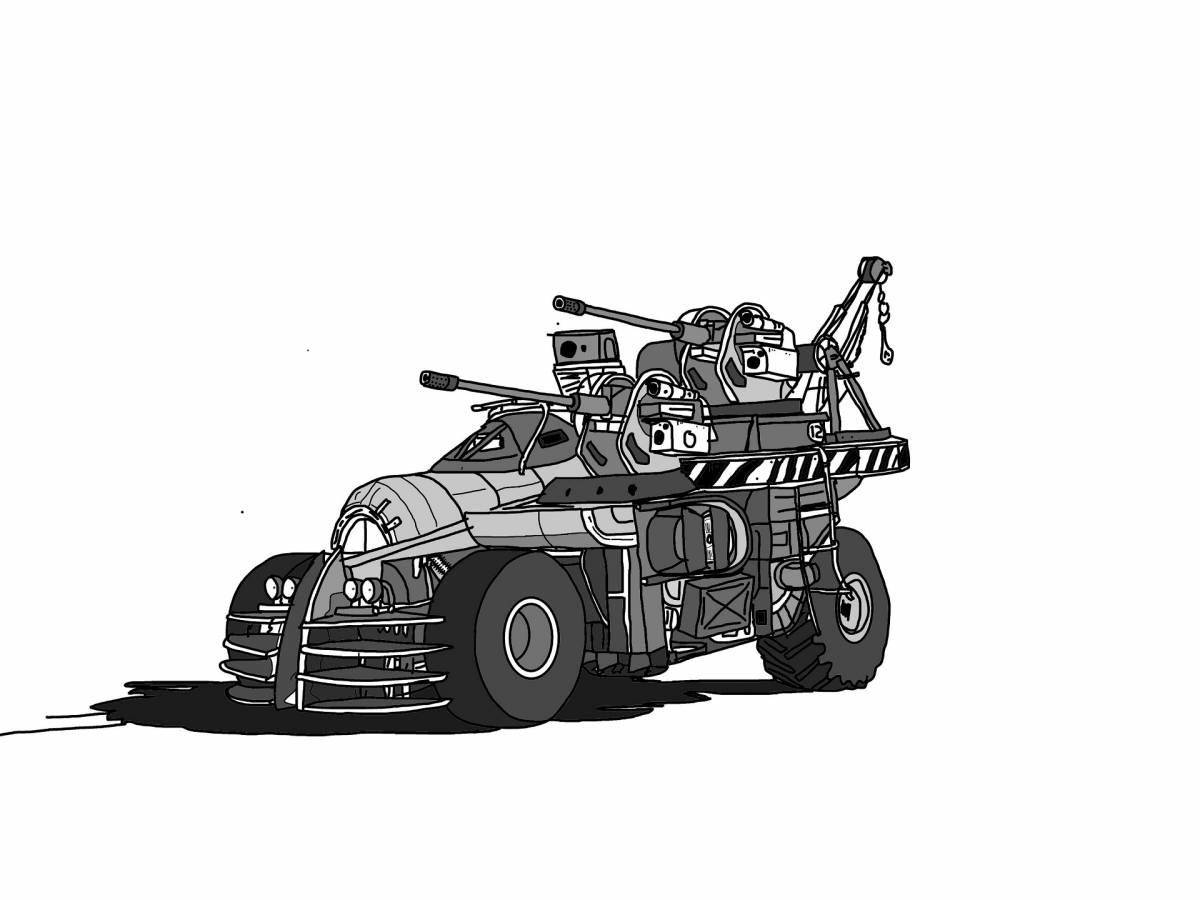 Crossout bright coloring