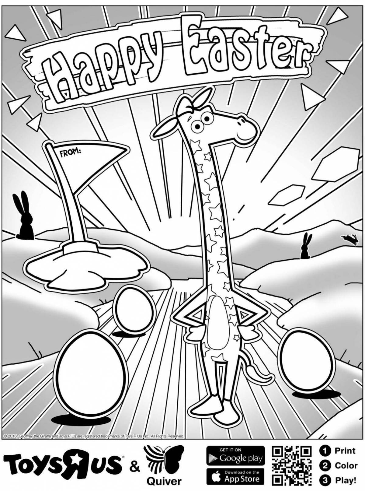 Fun resurrection coloring book