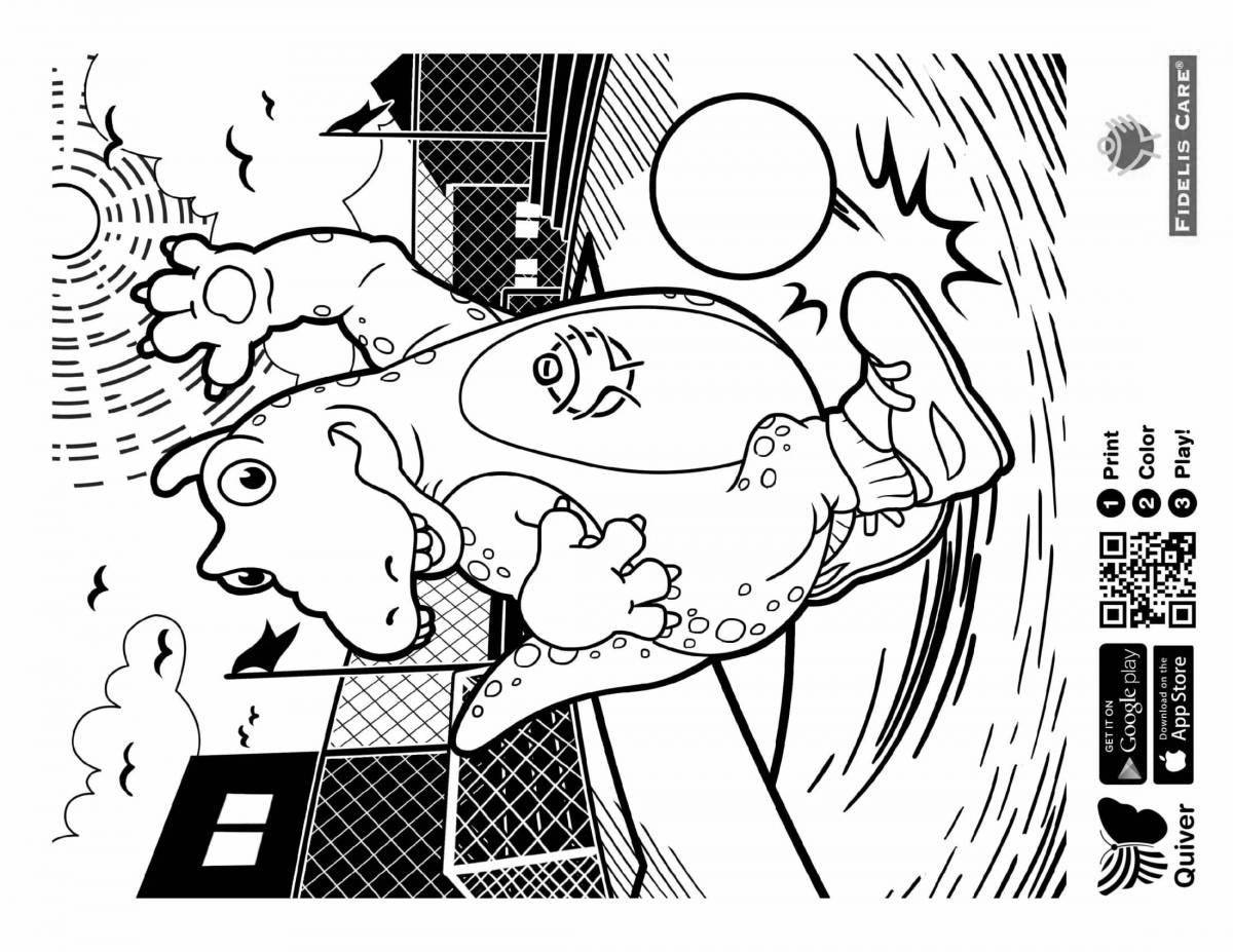 Exquisite resurrection coloring book