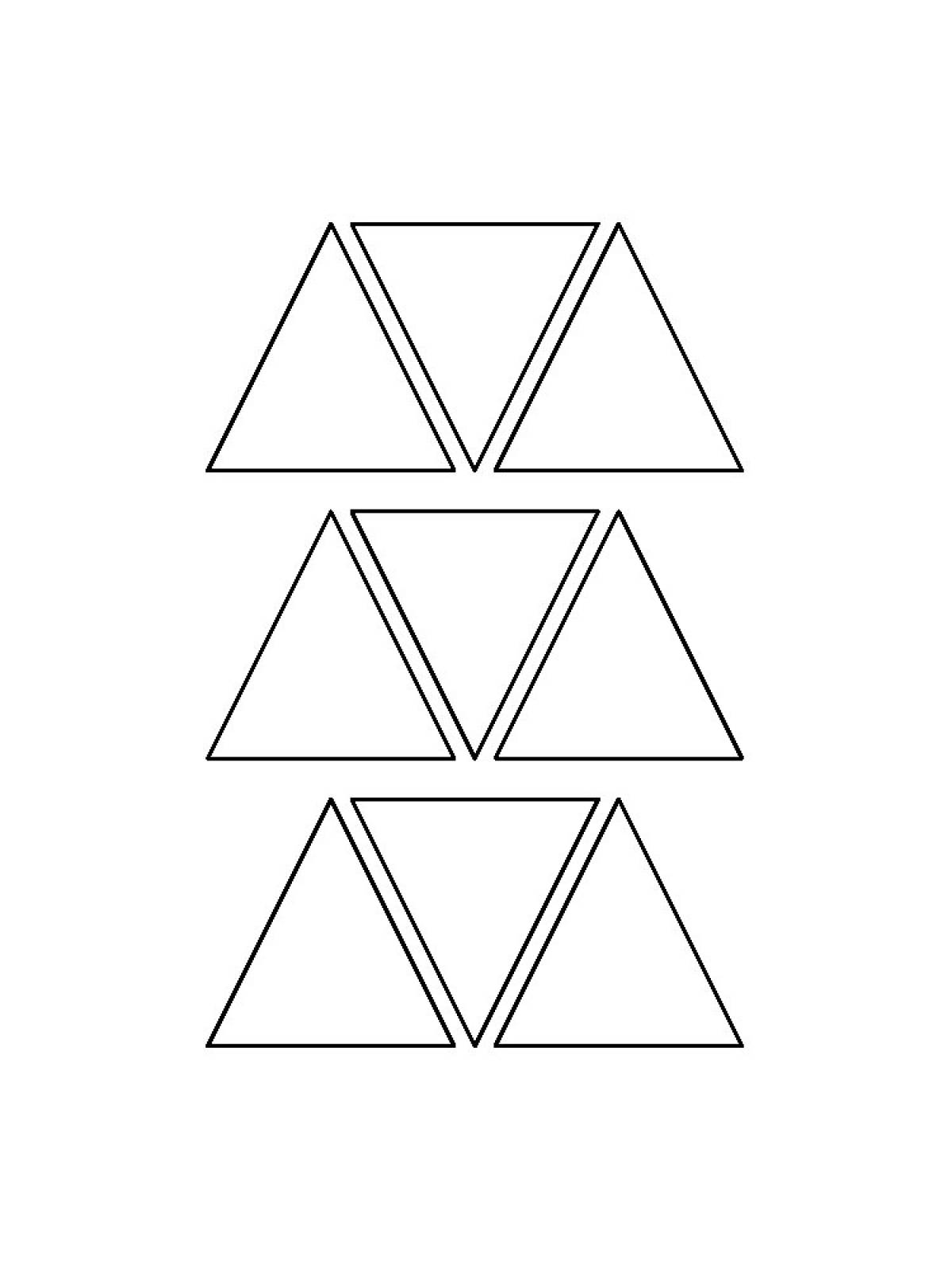 Рисунок 1 10 треугольник. Треугольник раскраска. Треугольник для вырезания. Треугольник шаблон. Геометрические фигуры для вырезания.