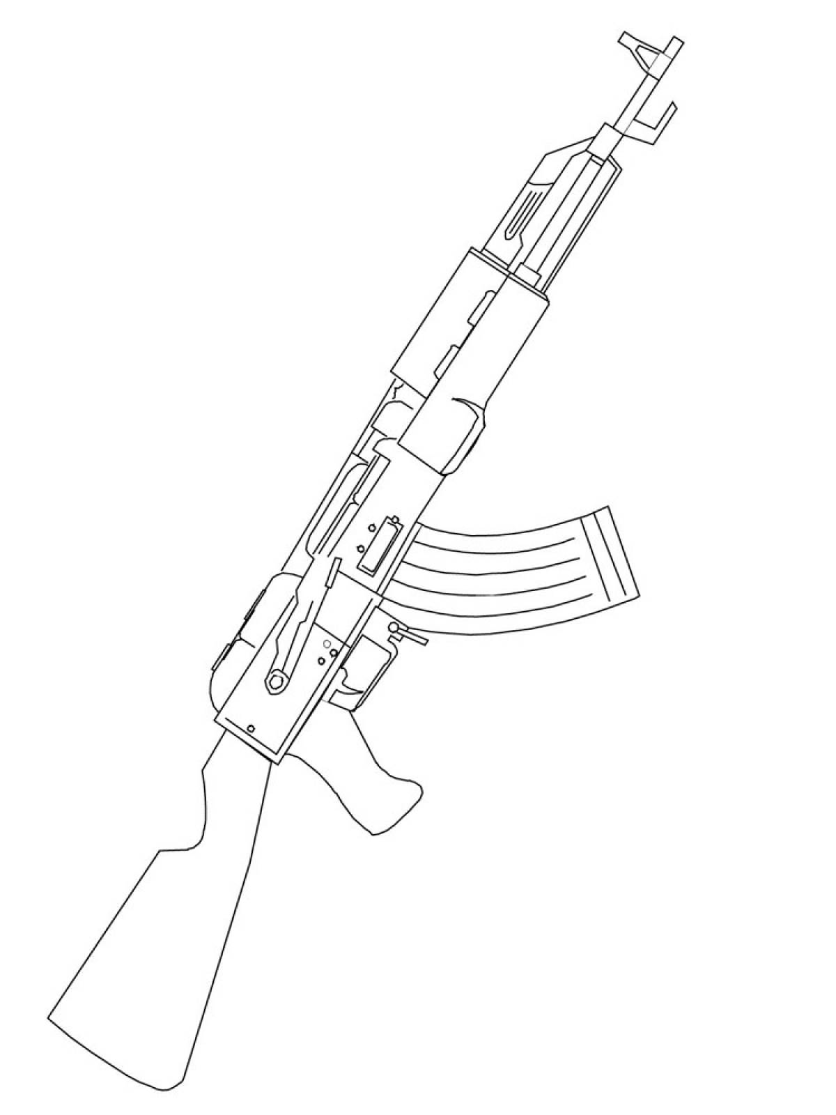 Kalashnikov assault rifle 8