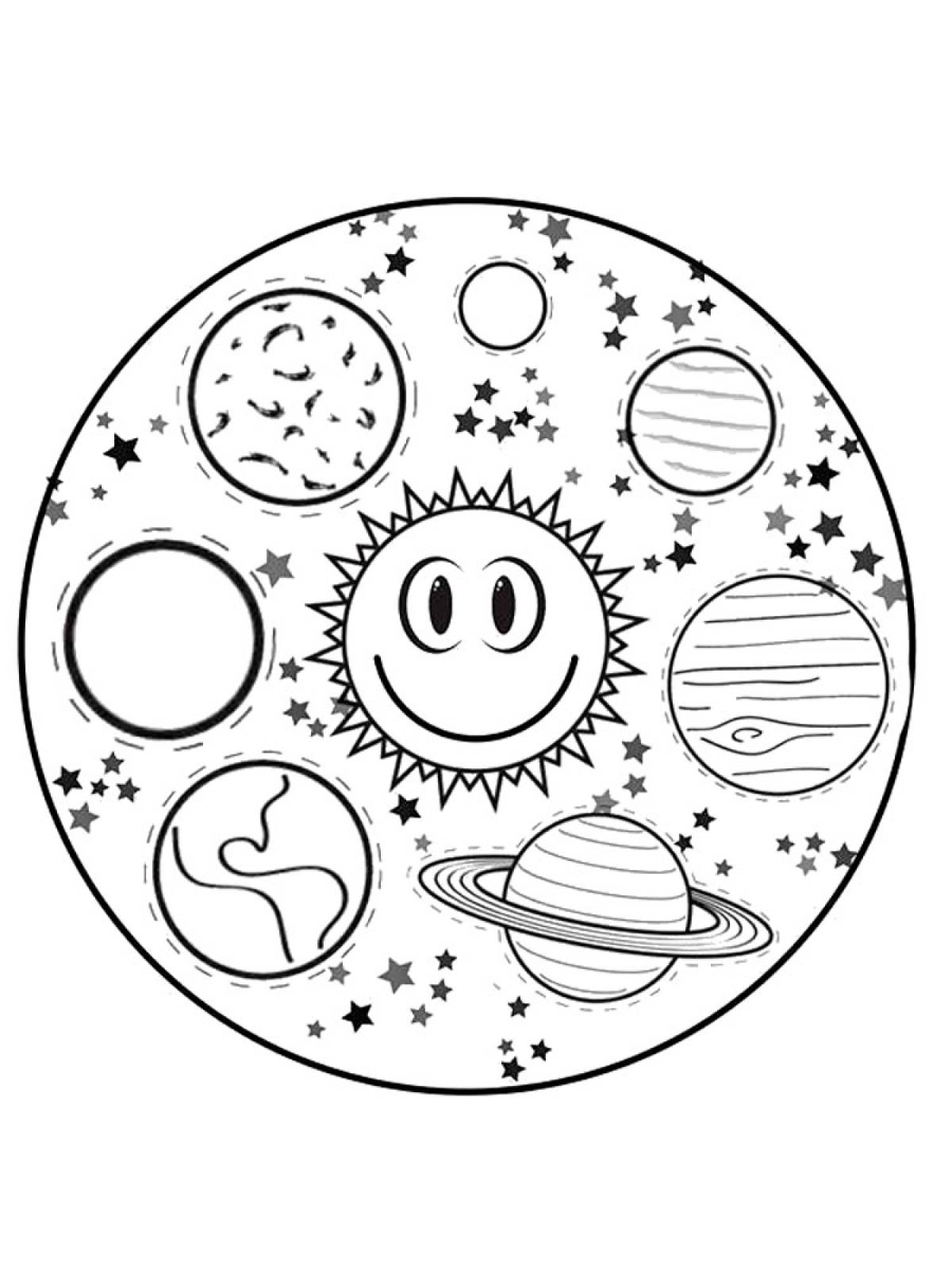 Планеты для раскрашивания. Раскраска планеты солнечной системы для детей. Солнечная система раскраска для детей. Космос раскраска для детей. Планеты солнечной системы раскраска.