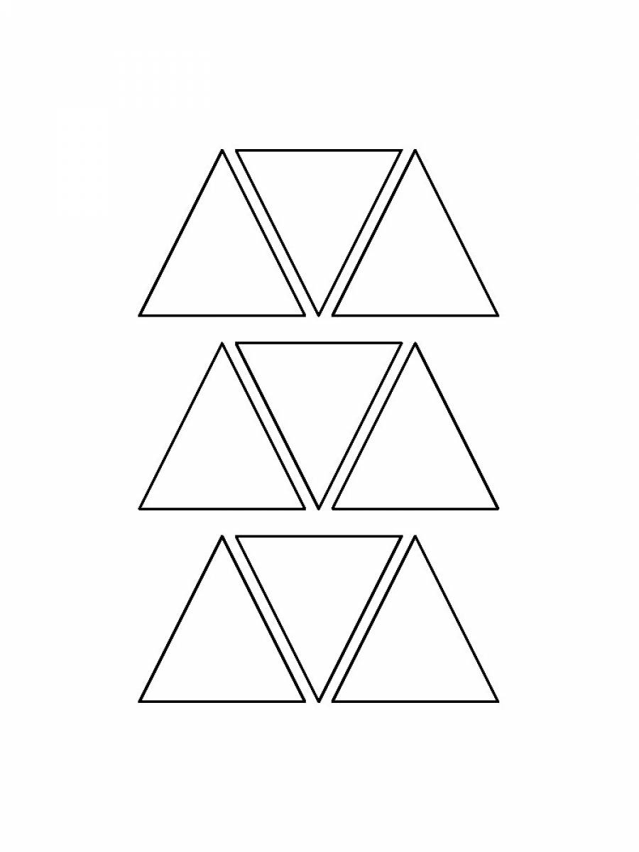 треугольники разной формы картинки для детей