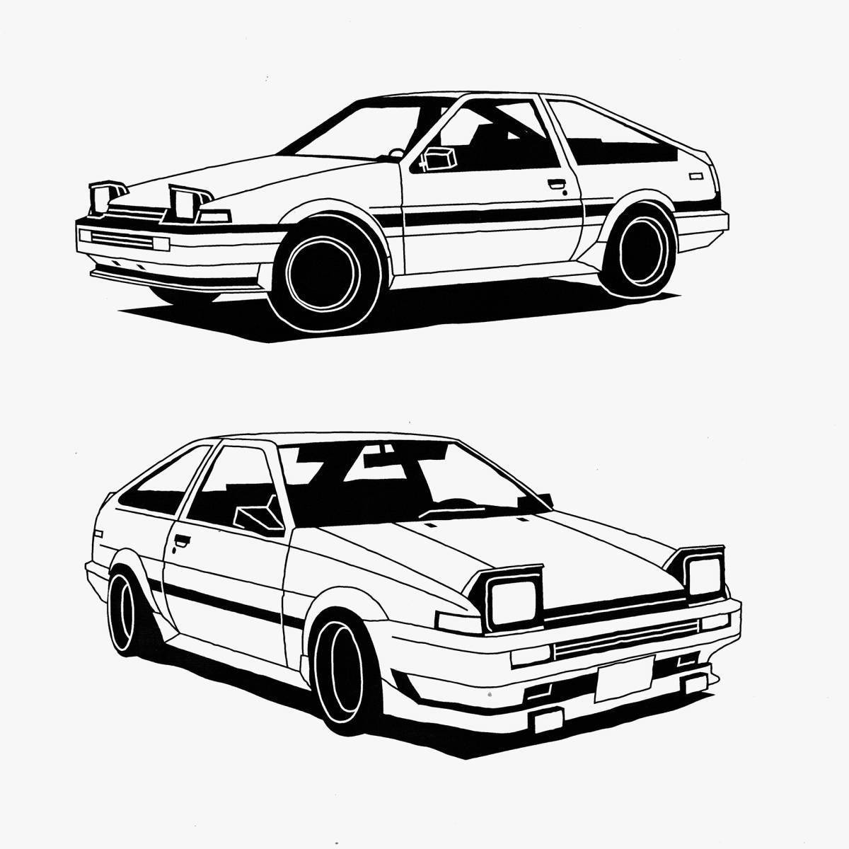 Jdm машины рисунки