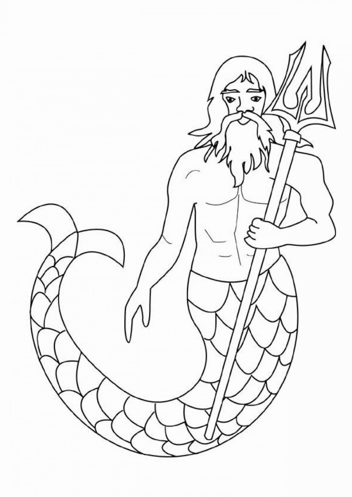 Great myth coloring book