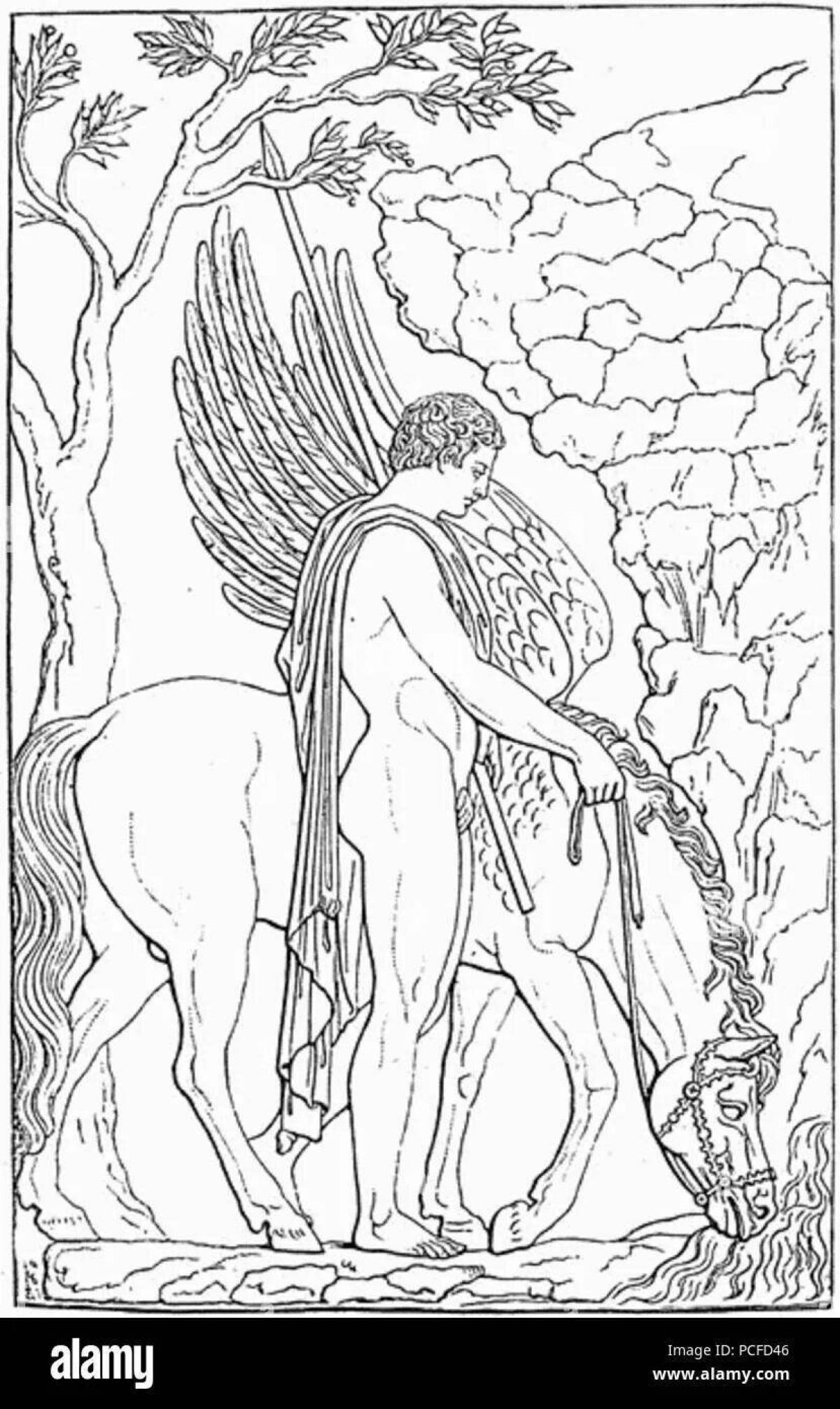 Amazing coloring of myths