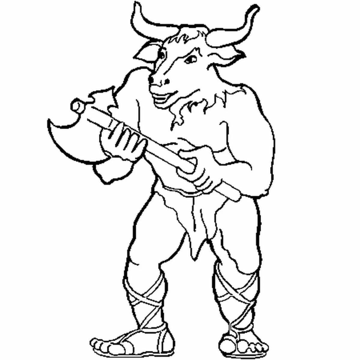 Sublime coloring page by myths