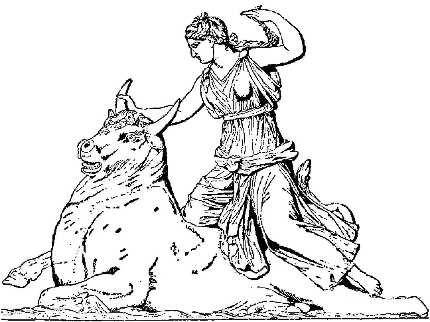 Serene coloring by myths