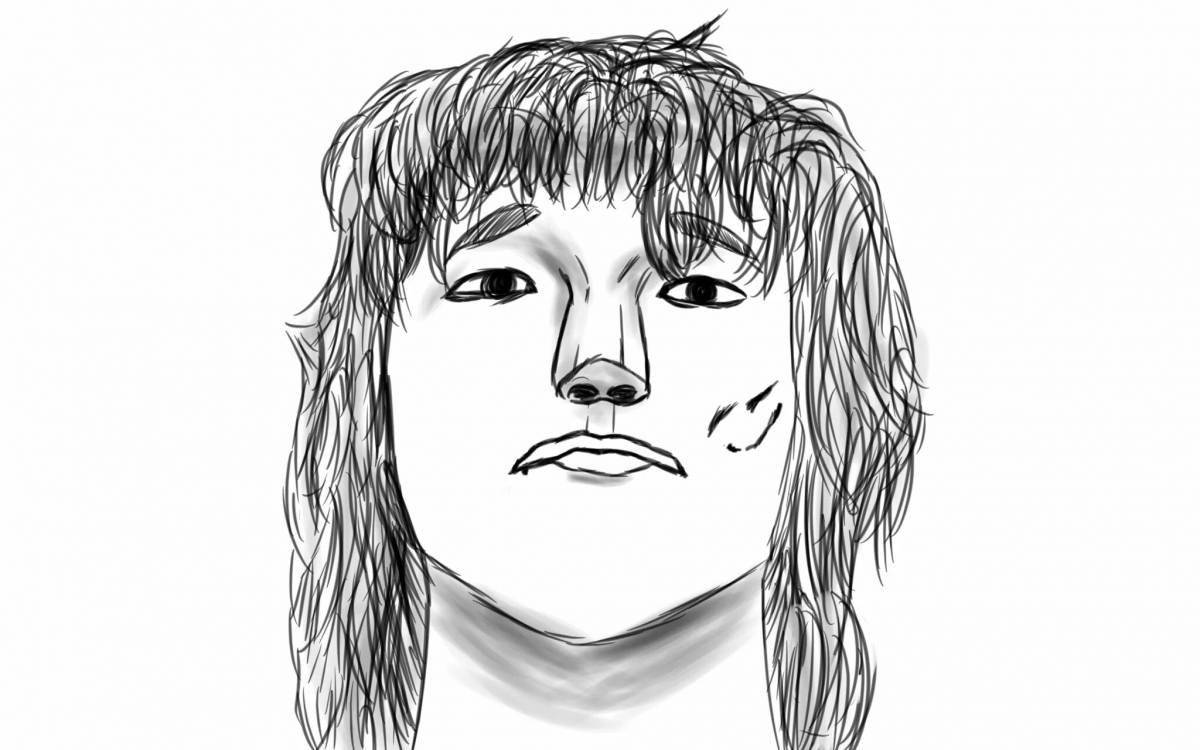 Coloring book playful Viktor Tsoi