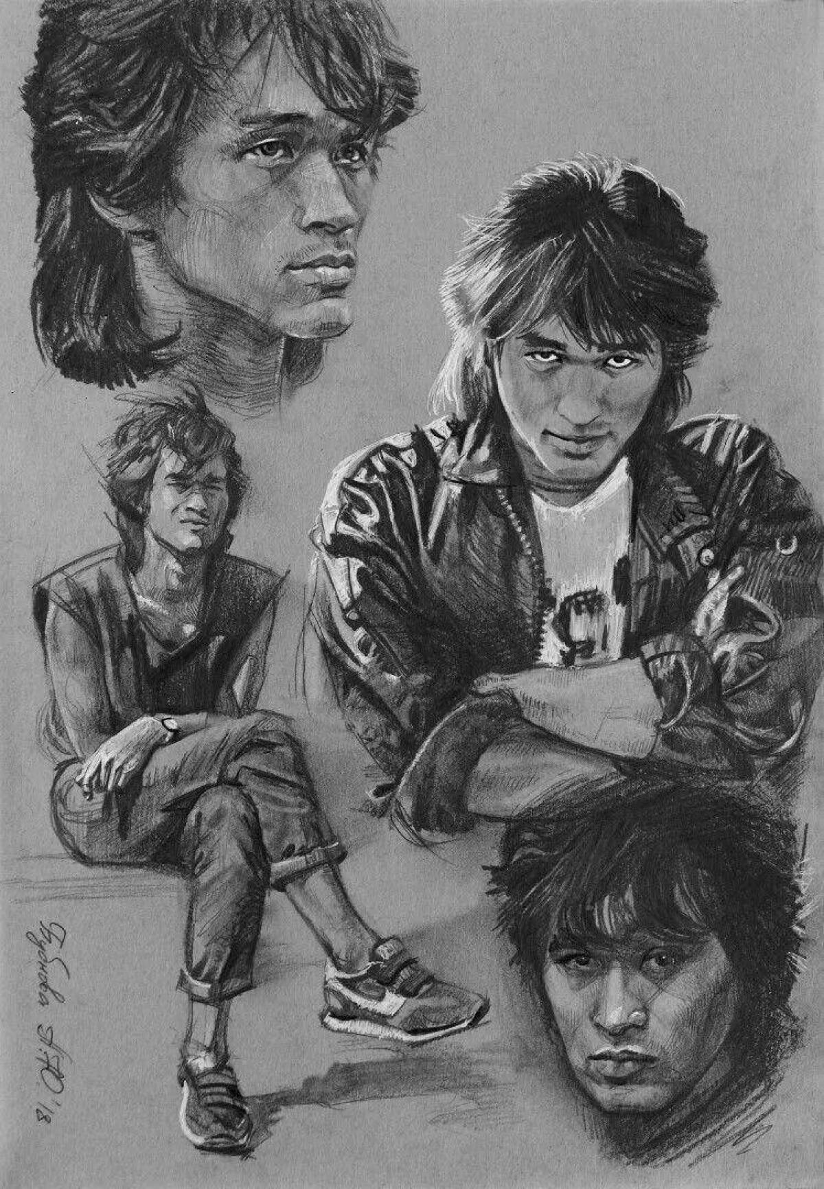 Victor Tsoi's attraction coloring book