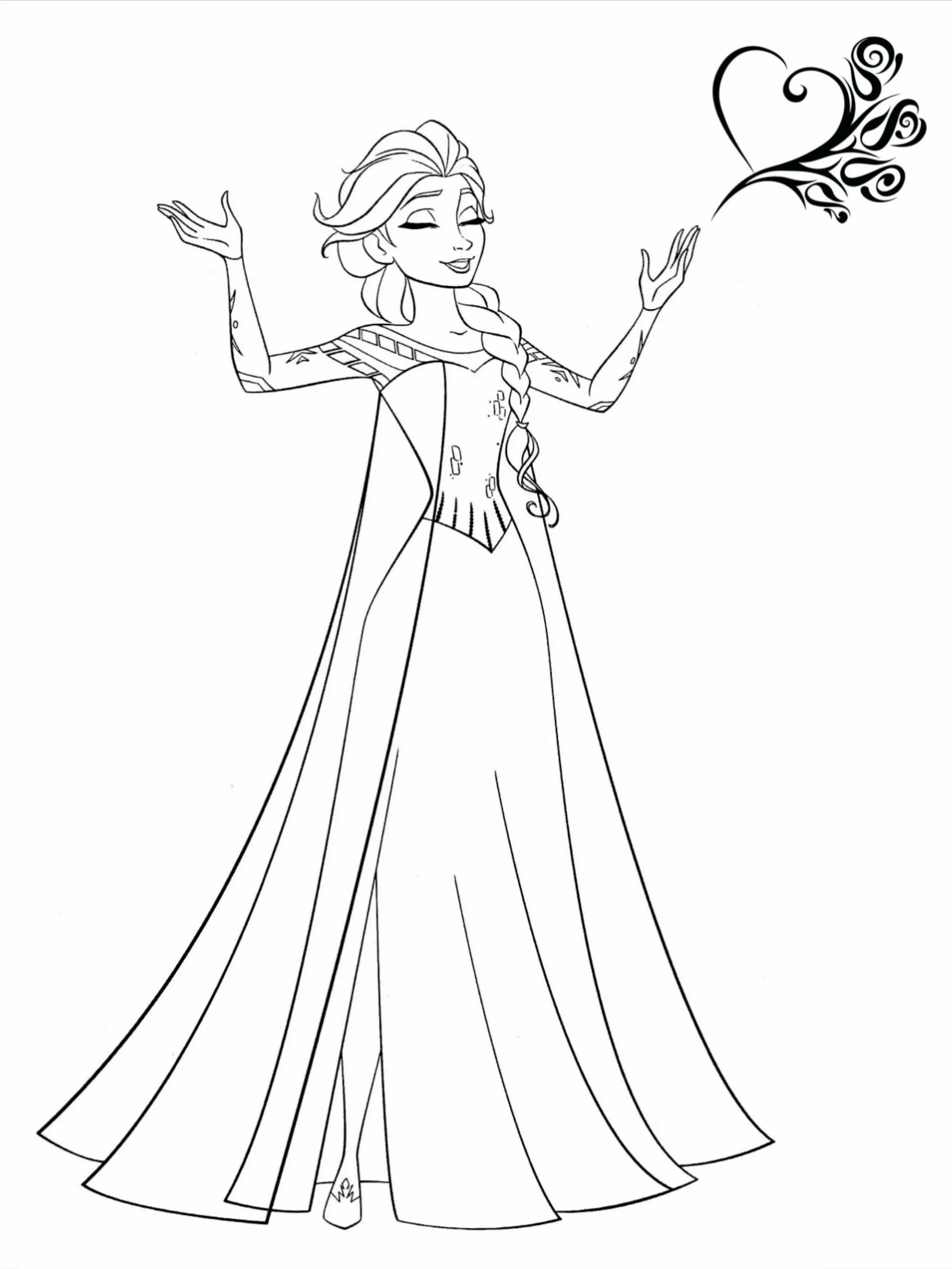 Magic coloring page turn princesses