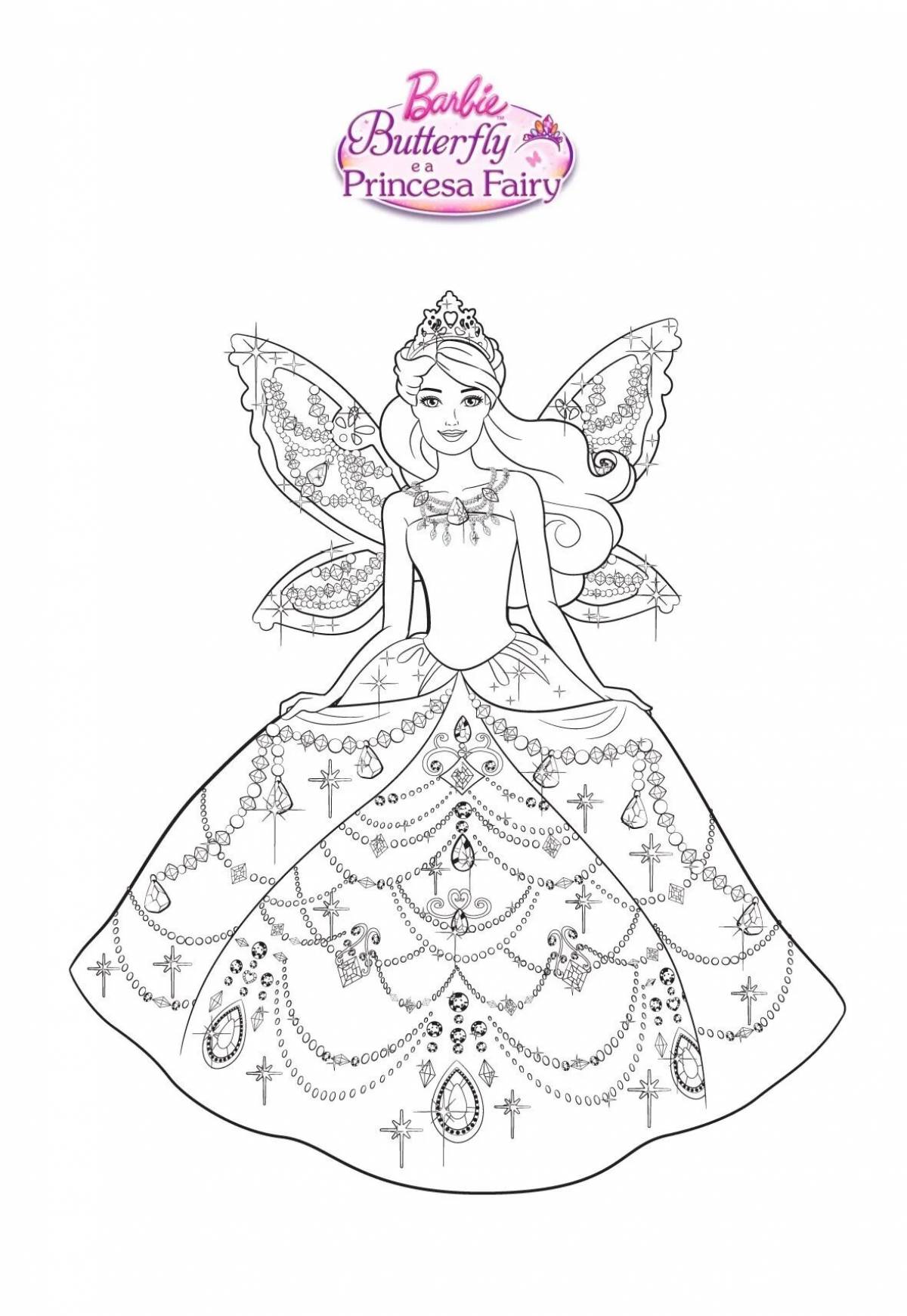 Luxury coloring page include princesses