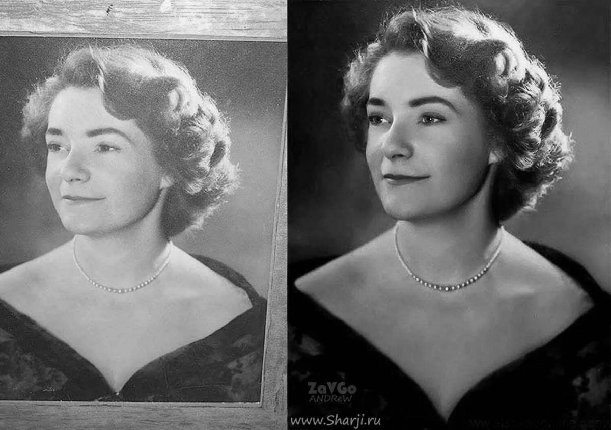 Charming coloring old photos