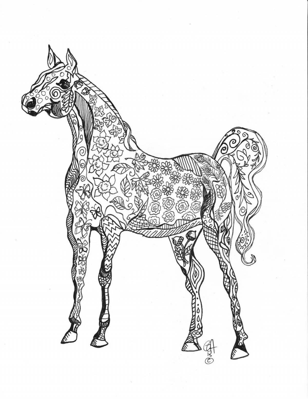 Amazing wild craft coloring page