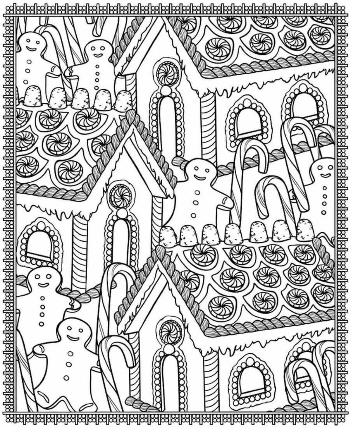 Colouring harmonious anti-stress houses