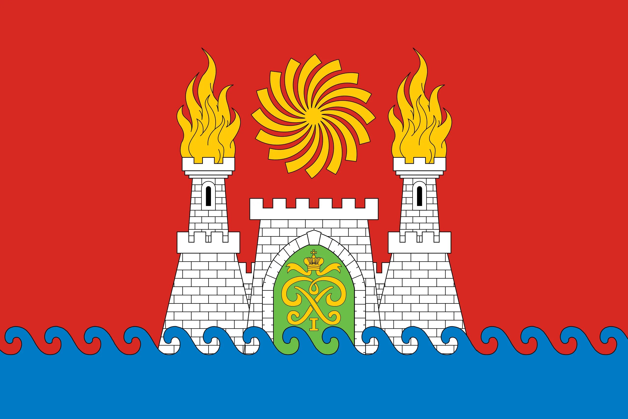 Great coloring coat of arms of dagestan