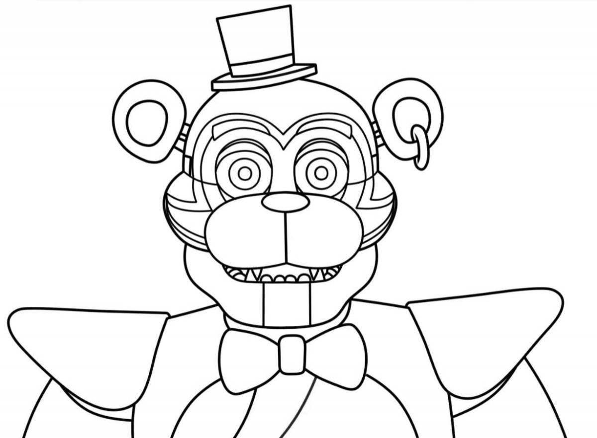 Fnf mod magic coloring page