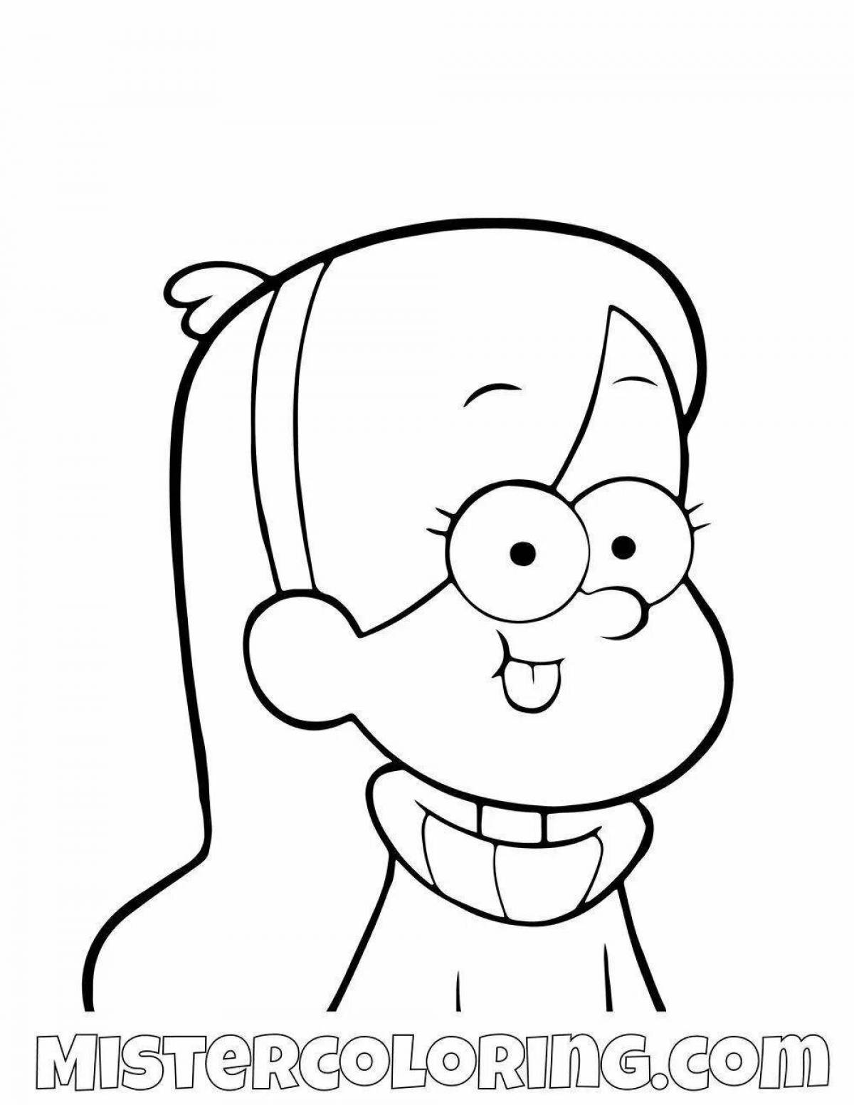 Mabel Coloring Pages Color Madness